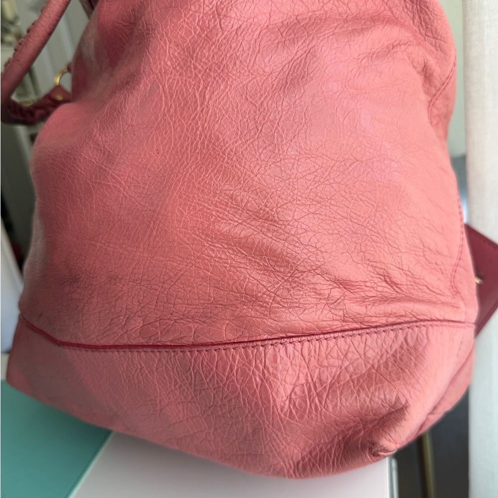 Balenciaga City Pink Leather Motorcycle bag - Picture 7 of 15